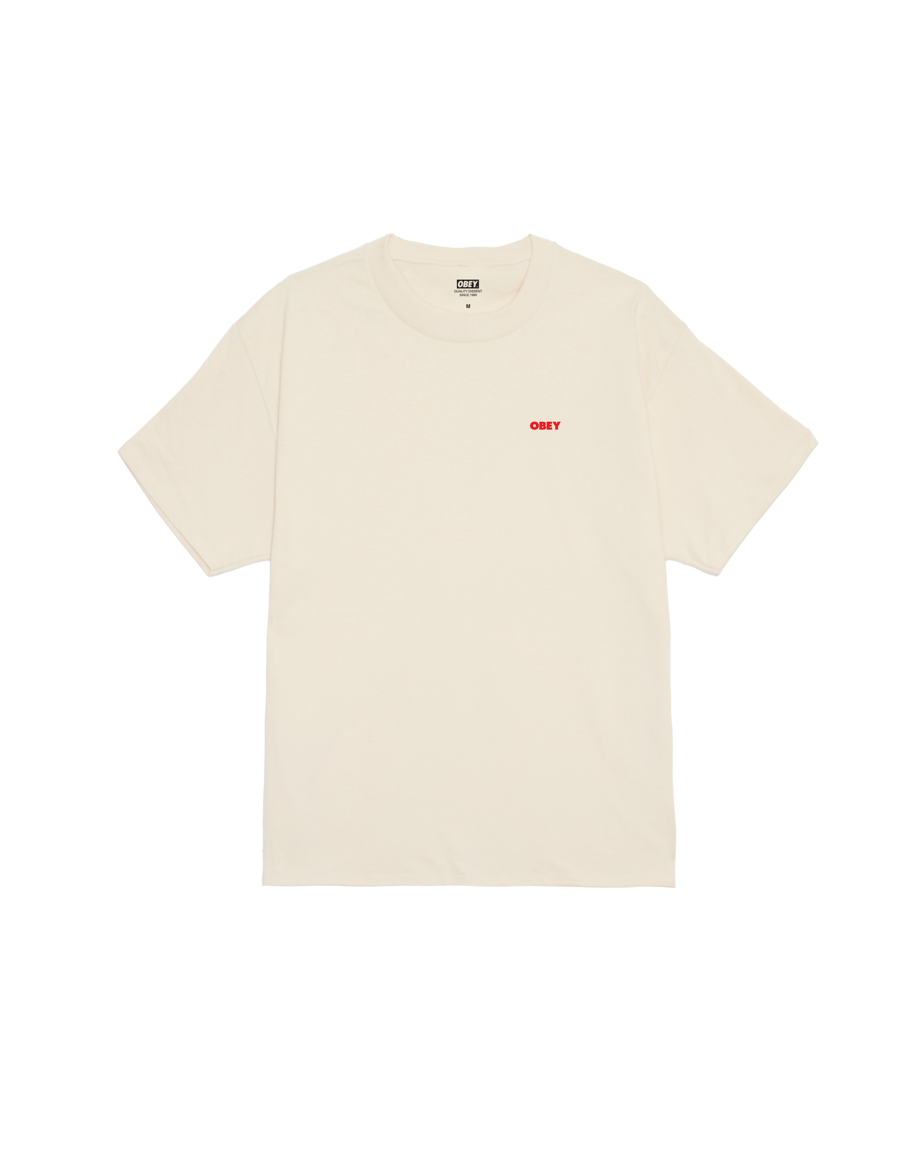 Obey Love in a Void Print Herren T-Shirt cream ungebleicht